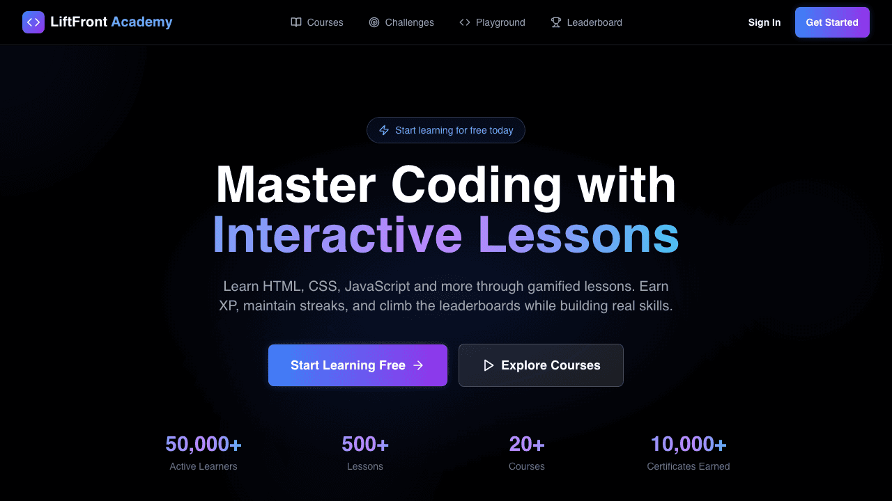 LiftFront Academy